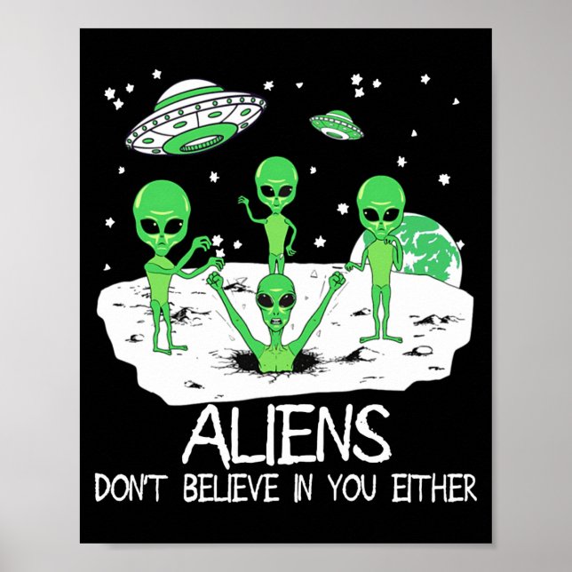 Främling tror inte på dig heller Rolig Främling Lå Poster (Framsidan)