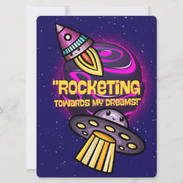 FRÄMLING, UNIVERSUM, RYMDFAKTYG, PLANET OCH RYMDFA JULKORT