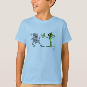 Främling vs roboten t shirt