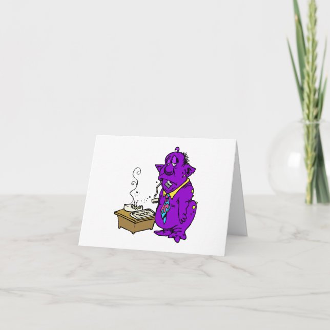 Främlingen åt min dator kort (Framsida)