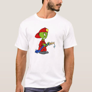 Främlingen avfyrar kämpen t-shirt