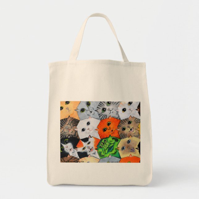 Främlingen bland oss totot hänger lös tygkasse (Framsidan)