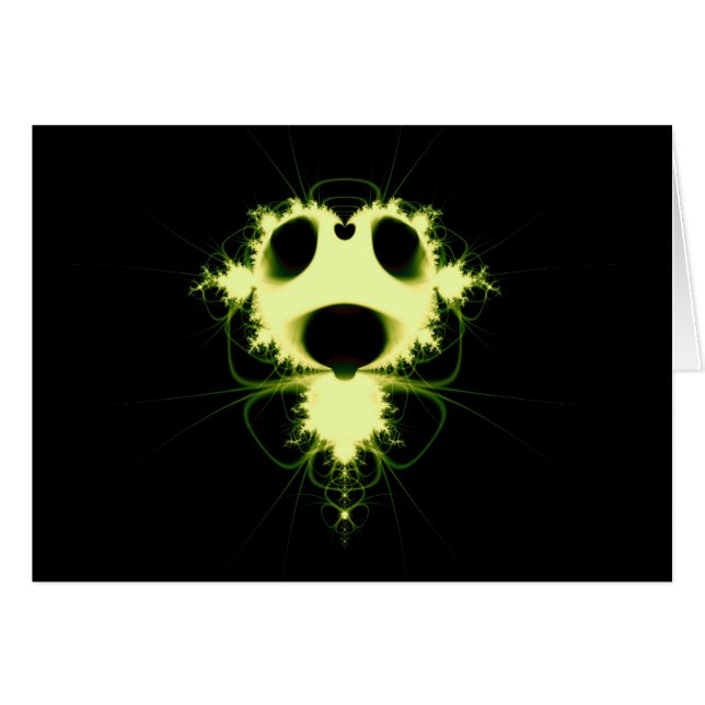 Främlingen röntgar hälsningskort (Framsidan Horizontal)