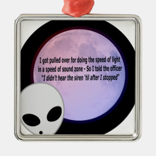 Främlingen rusar Joke.png Julgransprydnad Metall