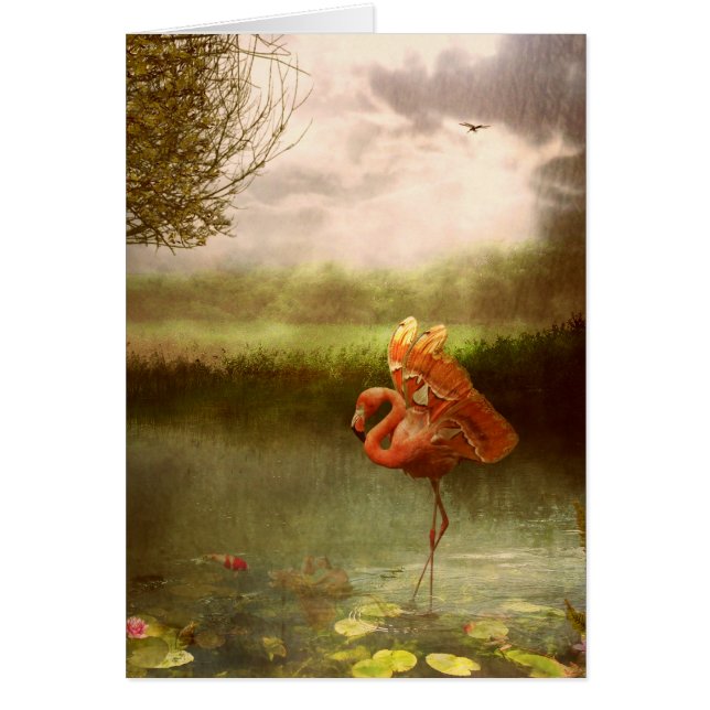 Främlingsaker har händt hälsningskort (Framsidan)