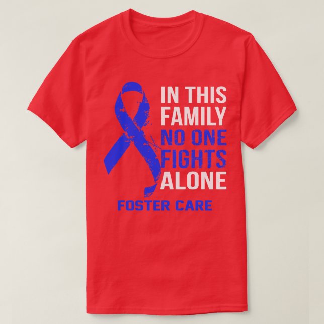 Främlingsmedvetenhet ingen kämpar Ensam hopp om T Shirt (Design framsida)