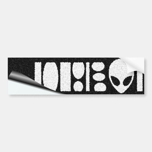 främmande BARCODE! Bildekal (Framsidan)