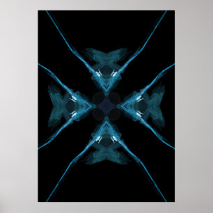 Främmande blåttfisk poster