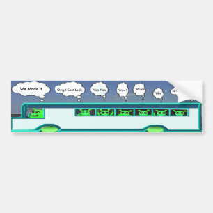 Främmande bussbildekal bildekal