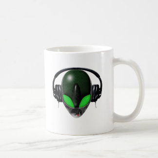 Främmande DJ-musikälskare - reptilgrönt Kaffemugg