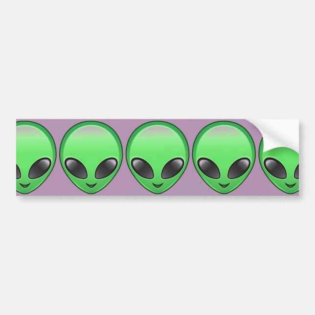 främmande emoji bildekal (Framsidan)
