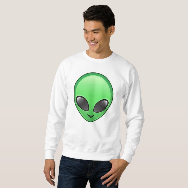 främmande emoji manar sweatshirt (Hel framsida)