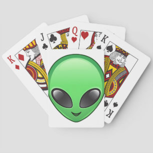 främmande emoji spel kort