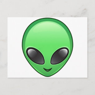 främmande emoji vykort