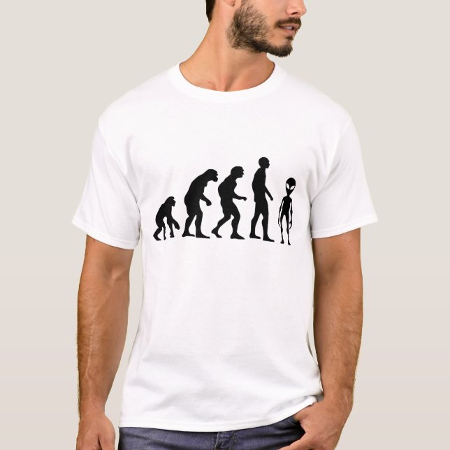 Främmande evolution t-shirt (Framsida)