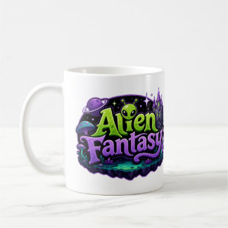 Främmande fantasiförälskare kaffemugg