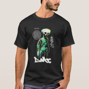 FRÄMMANDE FÖR SKJORTADMT FÖR GRÅ FÄRG T GRAFI T-SHIRT