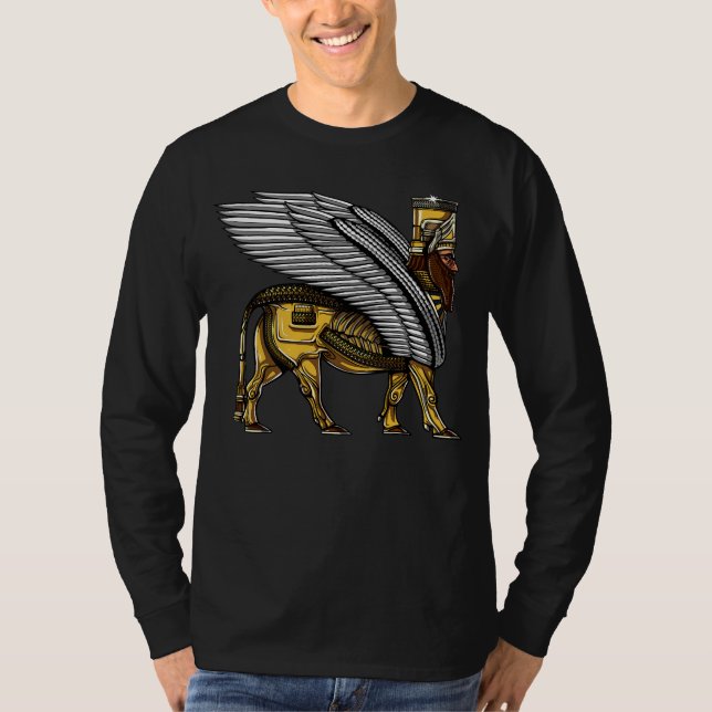 Främmande forntida Sumerian gud för Anunnaki T Shirt (Framsida)