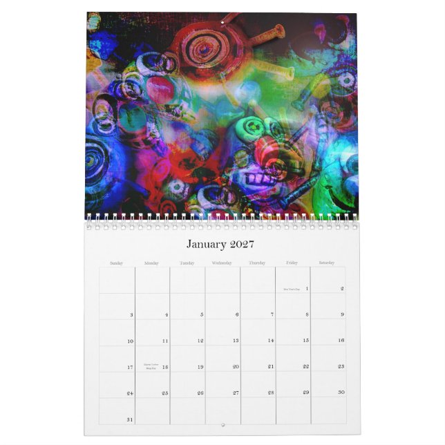 Främmande & gigantisk kalender 2010 av Cindy (Jan 2027)