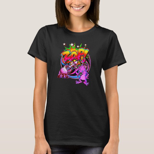 Främmande grafittikonstnärt-skjorta tee (Framsida)