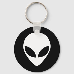 Främmande Head Keychain Nyckelring