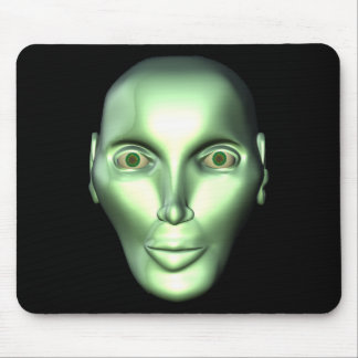 främmande Head utomjordiskt vara 3D Mousepad Musmatta