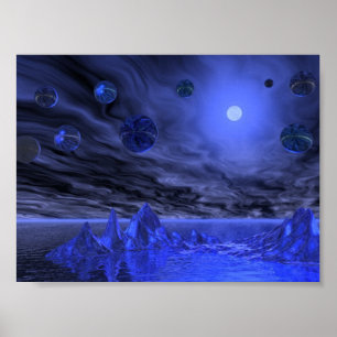 Främmande himmlar poster