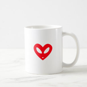 Främmande hjärta kaffemugg