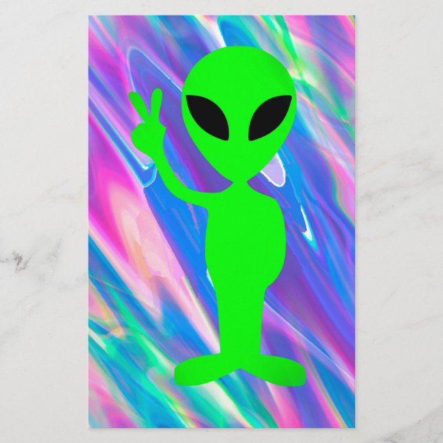 främmande hologram brevpapper (Framsida)