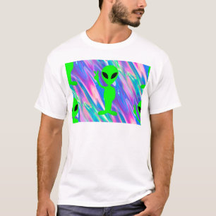 främmande hologram t-shirt
