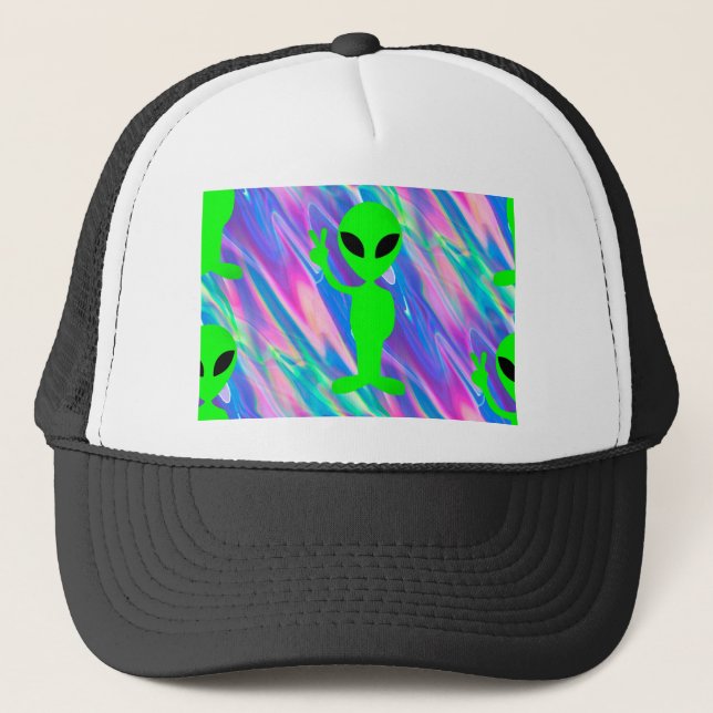 främmande hologram truckerkeps (Framsida)