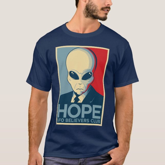 Främmande hopp - UFO-TROENDEKLUBB T Shirt (Framsida)