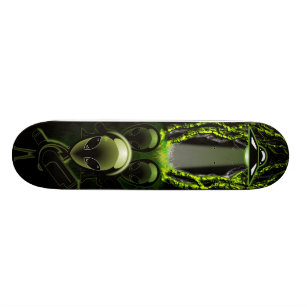 Främmande InvadersSkateboard Mini Skateboard Bräda 18,5 Cm