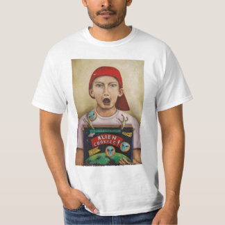 Främmande kakor avslutade att måla, vid Leah Tee Shirt