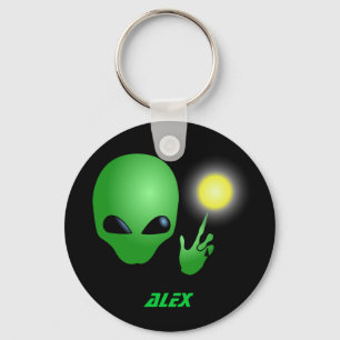 Främmande Keychain Nyckelring