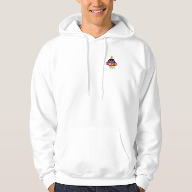 Främmande kidnappningmanar Hoodie för vinande för (Framsida)