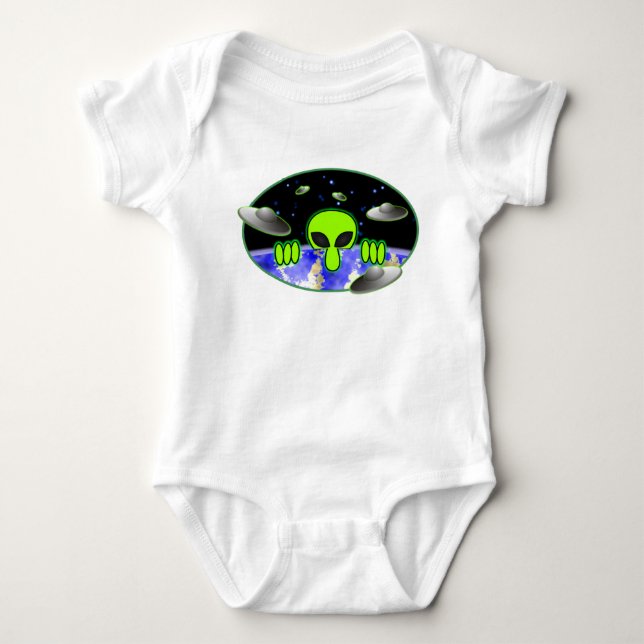 Främmande Kilroy ranka Tee Shirt (Framsida)