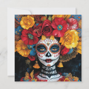 Främmande kulturhuvudstad Day of the dead Inbjudningar