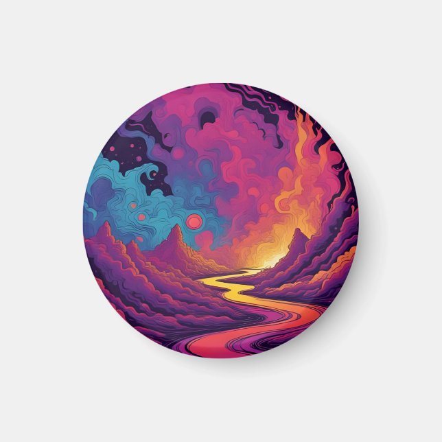 Främmande länder magnet (Framsidan)