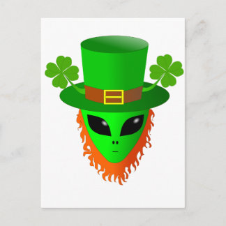 Främmande Leprechaun Vykort