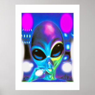 Främmande möte poster