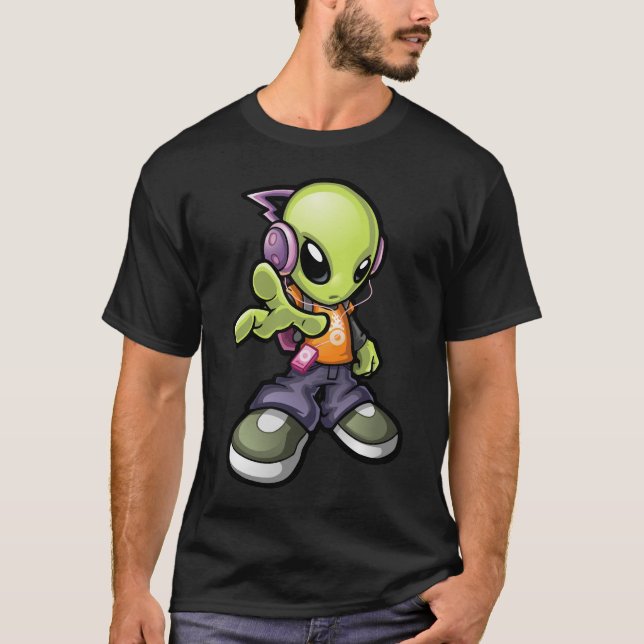 Främmande musik tee shirt (Framsida)