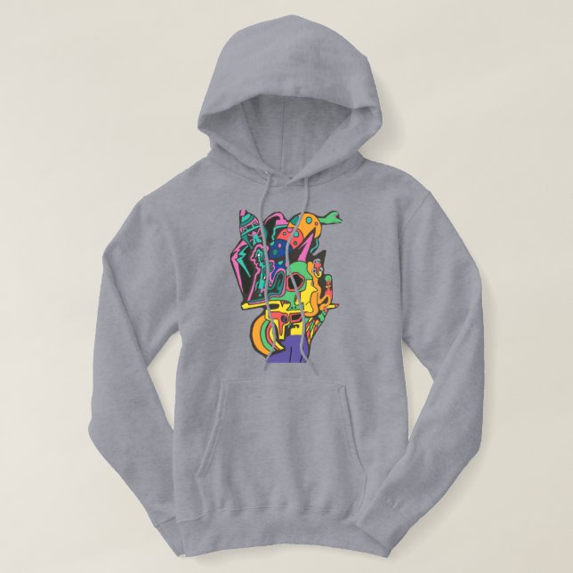 Främmande Nerf-pistol Hoodie (Design framsida)