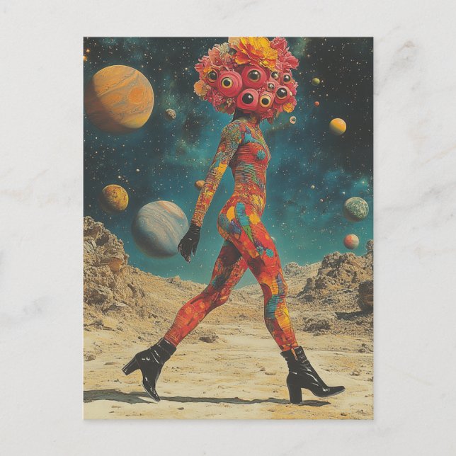 Främmande ögon vykort (Framsida)