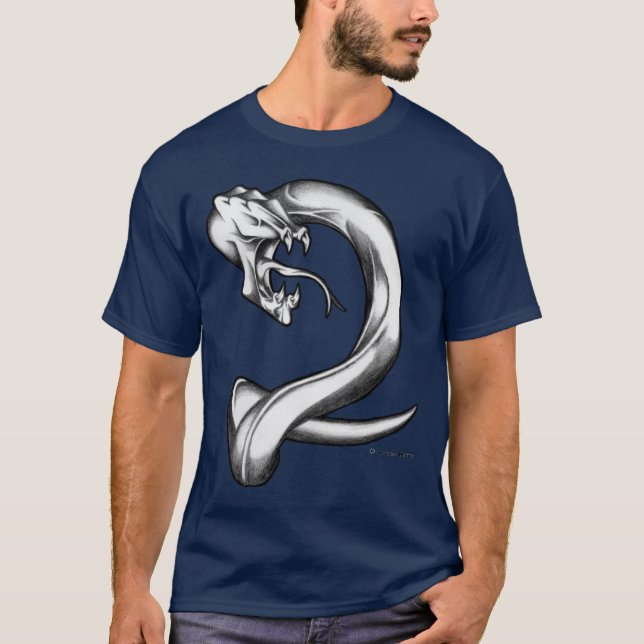 Främmande orm tee shirt (Framsida)