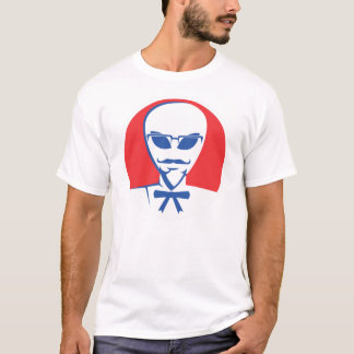 Främmande överste (vit) tee shirt