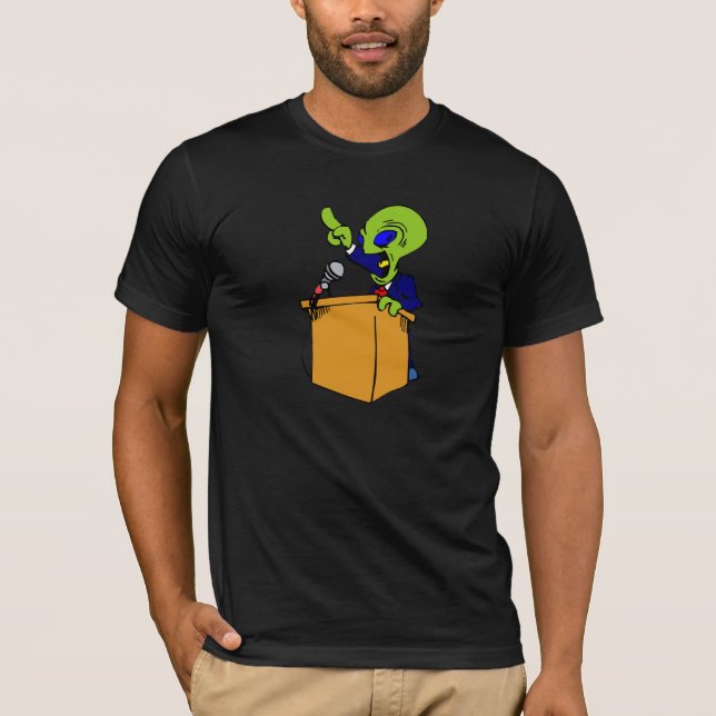 Främmande politikar t-shirt (Framsida)