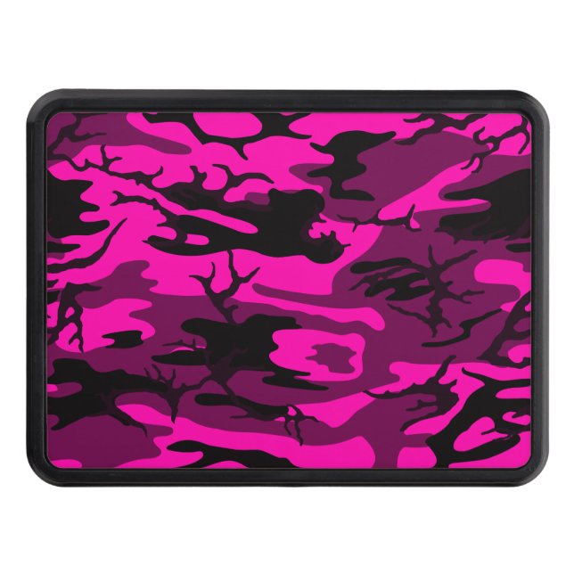 Främmande rosa Camo Dragkroksskydd (Framsidan)