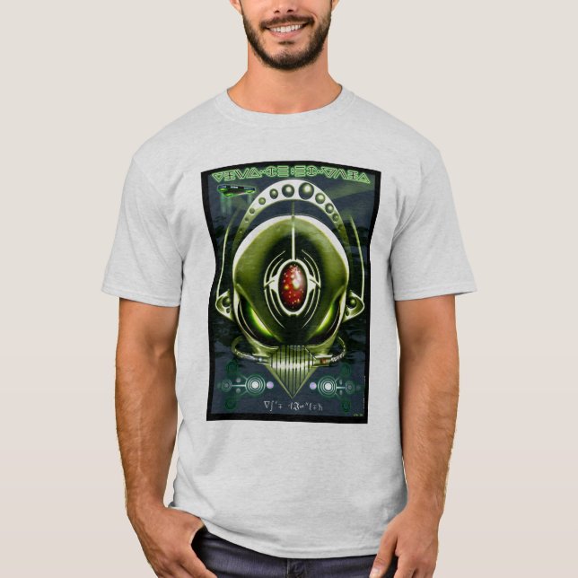 Främmande skjorta för Cyborg (anpassade) T-shirt (Framsida)
