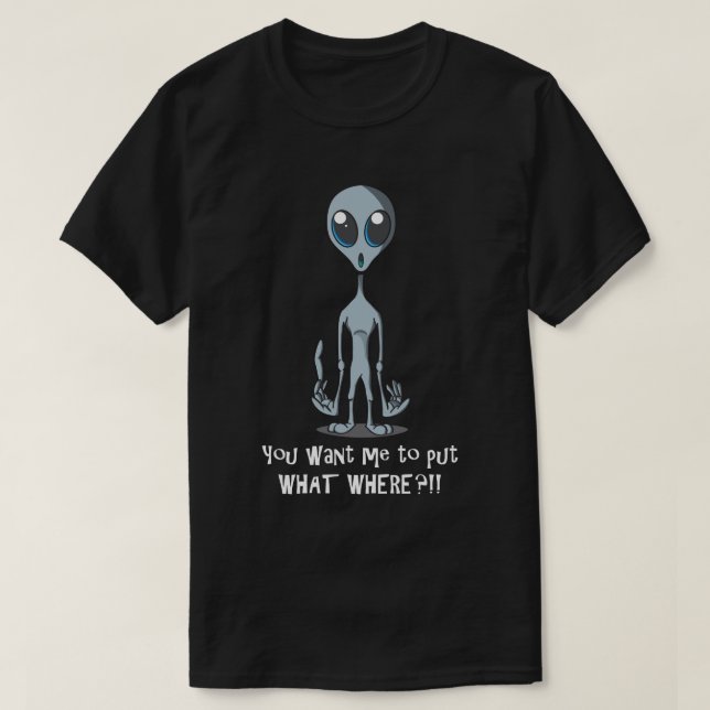 Främmande sond tee (Design framsida)